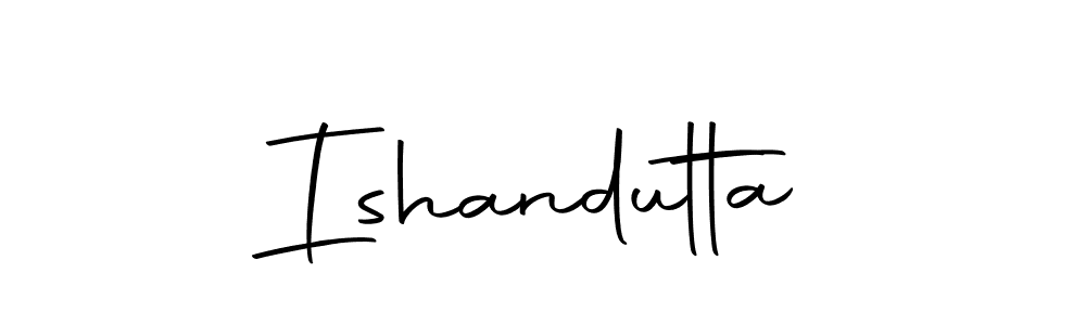 You can use this online signature creator to create a handwritten signature for the name Ishandutta. This is the best online autograph maker. Ishandutta signature style 10 images and pictures png