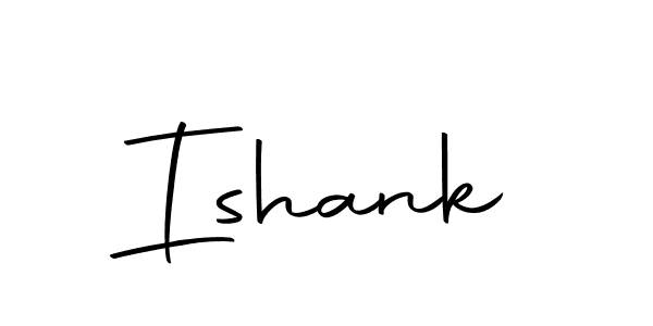 Use a signature maker to create a handwritten signature online. With this signature software, you can design (Autography-DOLnW) your own signature for name Ishank. Ishank signature style 10 images and pictures png