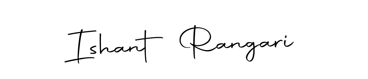 How to make Ishant Rangari signature? Autography-DOLnW is a professional autograph style. Create handwritten signature for Ishant Rangari name. Ishant Rangari signature style 10 images and pictures png