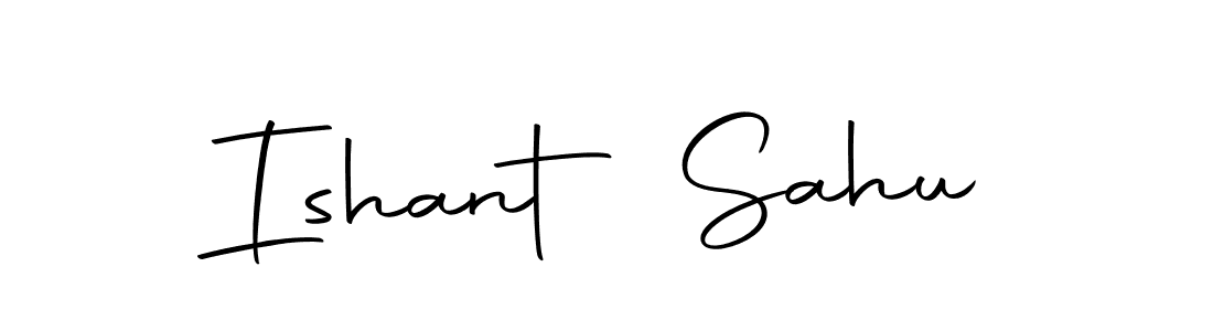 Ishant Sahu stylish signature style. Best Handwritten Sign (Autography-DOLnW) for my name. Handwritten Signature Collection Ideas for my name Ishant Sahu. Ishant Sahu signature style 10 images and pictures png