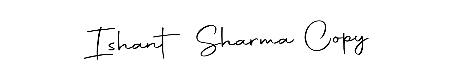 if you are searching for the best signature style for your name Ishant Sharma Copy. so please give up your signature search. here we have designed multiple signature styles  using Autography-DOLnW. Ishant Sharma Copy signature style 10 images and pictures png