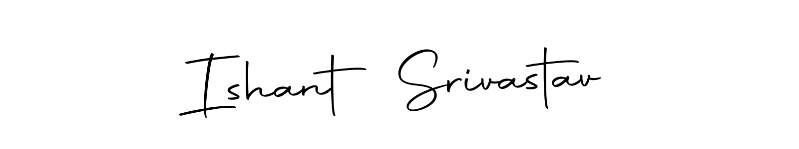 Make a beautiful signature design for name Ishant Srivastav. With this signature (Autography-DOLnW) style, you can create a handwritten signature for free. Ishant Srivastav signature style 10 images and pictures png