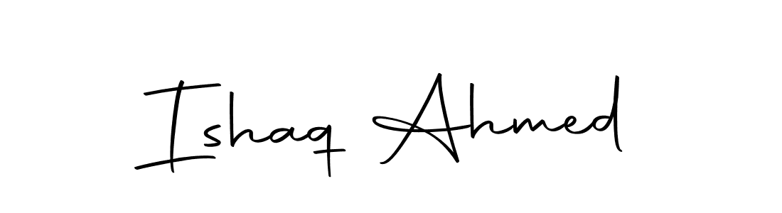 You can use this online signature creator to create a handwritten signature for the name Ishaq Ahmed. This is the best online autograph maker. Ishaq Ahmed signature style 10 images and pictures png