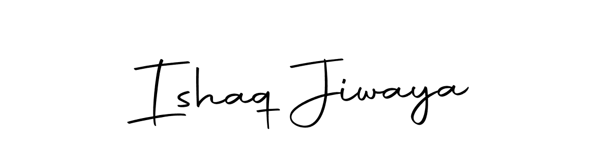 Also we have Ishaq Jiwaya name is the best signature style. Create professional handwritten signature collection using Autography-DOLnW autograph style. Ishaq Jiwaya signature style 10 images and pictures png