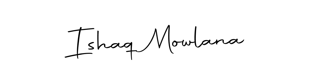 The best way (Autography-DOLnW) to make a short signature is to pick only two or three words in your name. The name Ishaq Mowlana include a total of six letters. For converting this name. Ishaq Mowlana signature style 10 images and pictures png