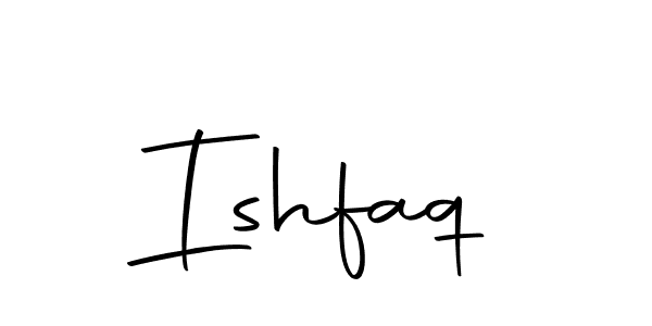 How to make Ishfaq name signature. Use Autography-DOLnW style for creating short signs online. This is the latest handwritten sign. Ishfaq signature style 10 images and pictures png