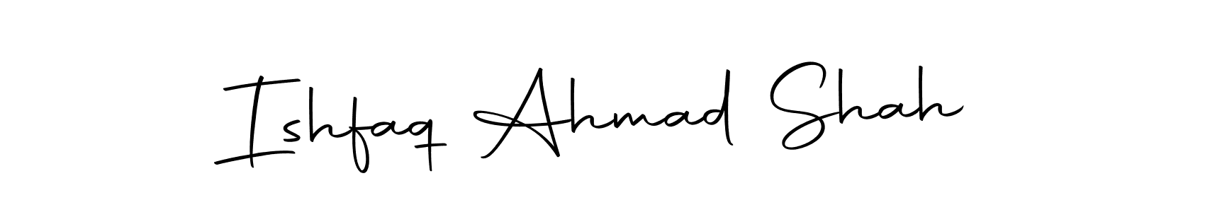 if you are searching for the best signature style for your name Ishfaq Ahmad Shah. so please give up your signature search. here we have designed multiple signature styles  using Autography-DOLnW. Ishfaq Ahmad Shah signature style 10 images and pictures png