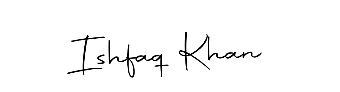 Ishfaq Khan stylish signature style. Best Handwritten Sign (Autography-DOLnW) for my name. Handwritten Signature Collection Ideas for my name Ishfaq Khan. Ishfaq Khan signature style 10 images and pictures png