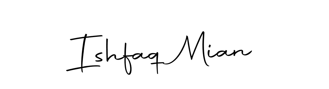 Design your own signature with our free online signature maker. With this signature software, you can create a handwritten (Autography-DOLnW) signature for name Ishfaq Mian. Ishfaq Mian signature style 10 images and pictures png