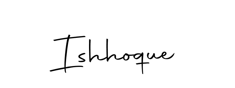 Design your own signature with our free online signature maker. With this signature software, you can create a handwritten (Autography-DOLnW) signature for name Ishhoque. Ishhoque signature style 10 images and pictures png