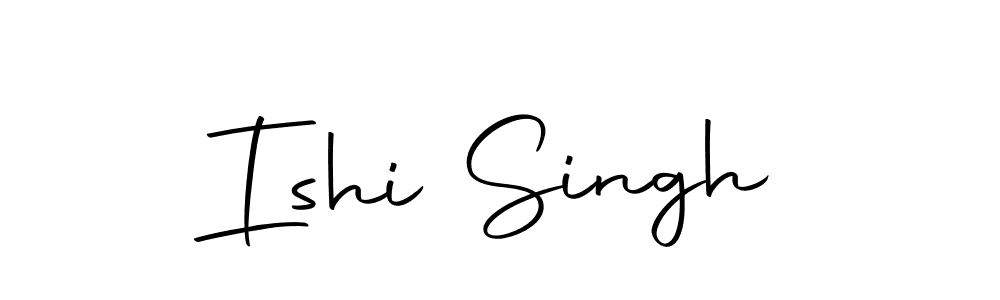 Design your own signature with our free online signature maker. With this signature software, you can create a handwritten (Autography-DOLnW) signature for name Ishi Singh. Ishi Singh signature style 10 images and pictures png