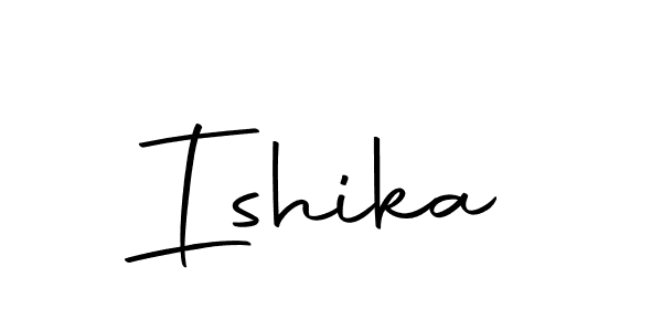 How to make Ishika signature? Autography-DOLnW is a professional autograph style. Create handwritten signature for Ishika name. Ishika signature style 10 images and pictures png