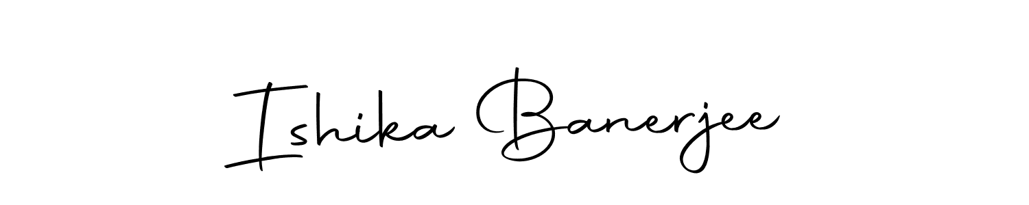 The best way (Autography-DOLnW) to make a short signature is to pick only two or three words in your name. The name Ishika Banerjee include a total of six letters. For converting this name. Ishika Banerjee signature style 10 images and pictures png