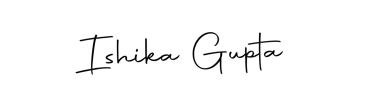 if you are searching for the best signature style for your name Ishika Gupta. so please give up your signature search. here we have designed multiple signature styles  using Autography-DOLnW. Ishika Gupta signature style 10 images and pictures png