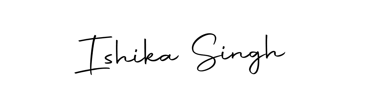 Design your own signature with our free online signature maker. With this signature software, you can create a handwritten (Autography-DOLnW) signature for name Ishika Singh. Ishika Singh signature style 10 images and pictures png