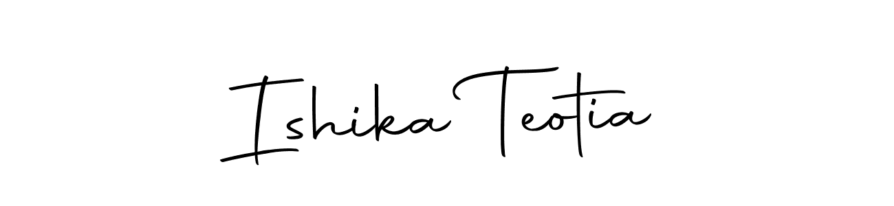 How to make Ishika Teotia signature? Autography-DOLnW is a professional autograph style. Create handwritten signature for Ishika Teotia name. Ishika Teotia signature style 10 images and pictures png