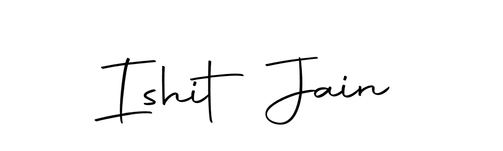 The best way (Autography-DOLnW) to make a short signature is to pick only two or three words in your name. The name Ishit Jain include a total of six letters. For converting this name. Ishit Jain signature style 10 images and pictures png