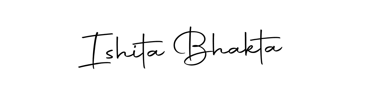 Use a signature maker to create a handwritten signature online. With this signature software, you can design (Autography-DOLnW) your own signature for name Ishita Bhakta. Ishita Bhakta signature style 10 images and pictures png