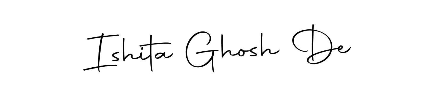 The best way (Autography-DOLnW) to make a short signature is to pick only two or three words in your name. The name Ishita Ghosh De include a total of six letters. For converting this name. Ishita Ghosh De signature style 10 images and pictures png