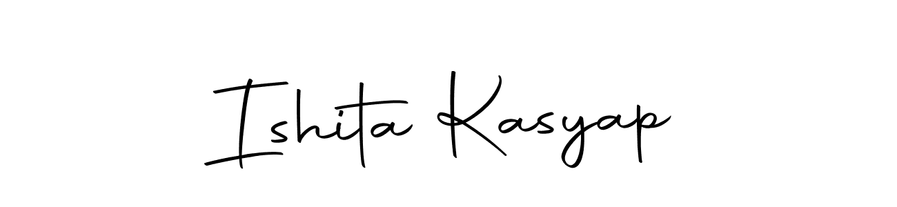 Make a beautiful signature design for name Ishita Kasyap. With this signature (Autography-DOLnW) style, you can create a handwritten signature for free. Ishita Kasyap signature style 10 images and pictures png