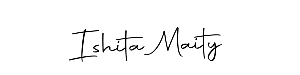 You should practise on your own different ways (Autography-DOLnW) to write your name (Ishita Maity) in signature. don't let someone else do it for you. Ishita Maity signature style 10 images and pictures png