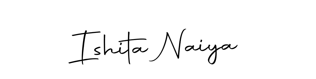 Make a beautiful signature design for name Ishita Naiya. With this signature (Autography-DOLnW) style, you can create a handwritten signature for free. Ishita Naiya signature style 10 images and pictures png