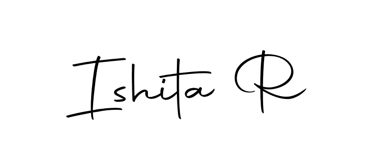 The best way (Autography-DOLnW) to make a short signature is to pick only two or three words in your name. The name Ishita R include a total of six letters. For converting this name. Ishita R signature style 10 images and pictures png