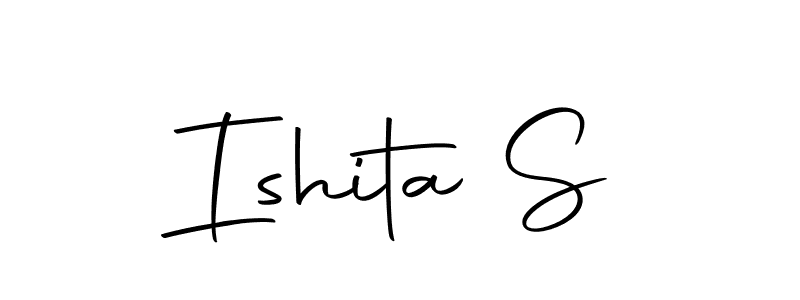Similarly Autography-DOLnW is the best handwritten signature design. Signature creator online .You can use it as an online autograph creator for name Ishita S. Ishita S signature style 10 images and pictures png