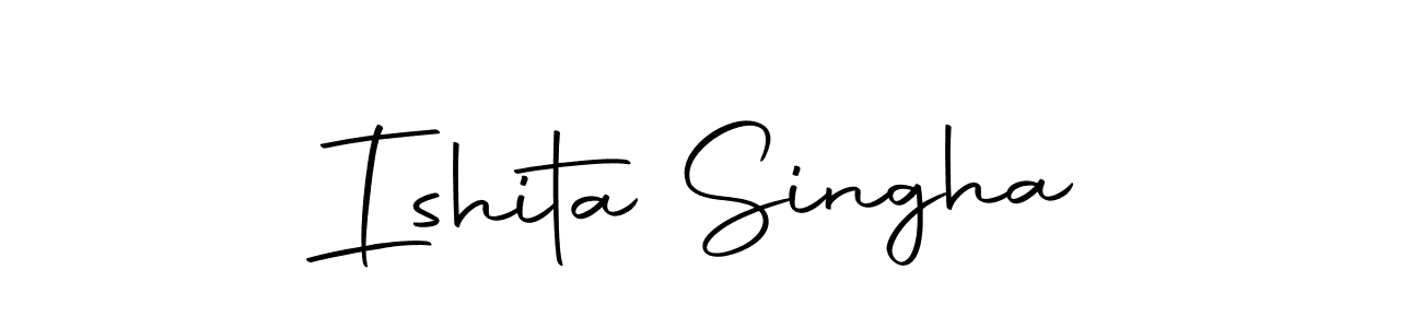 How to make Ishita Singha signature? Autography-DOLnW is a professional autograph style. Create handwritten signature for Ishita Singha name. Ishita Singha signature style 10 images and pictures png