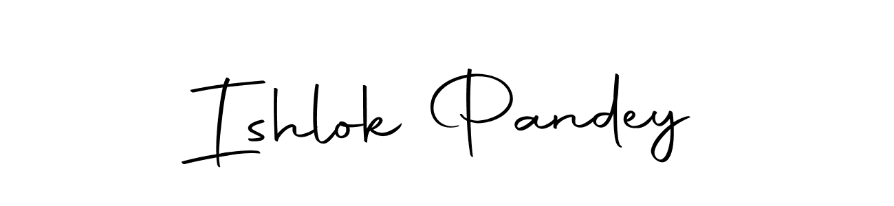 Make a short Ishlok Pandey signature style. Manage your documents anywhere anytime using Autography-DOLnW. Create and add eSignatures, submit forms, share and send files easily. Ishlok Pandey signature style 10 images and pictures png