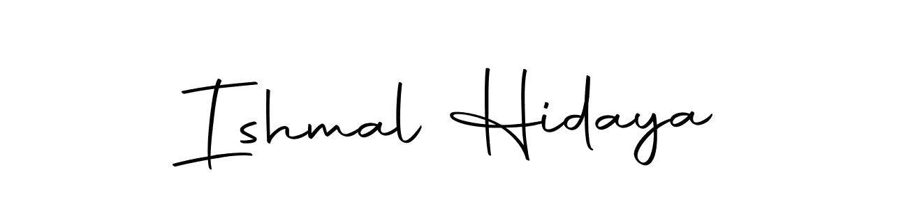 This is the best signature style for the Ishmal Hidaya name. Also you like these signature font (Autography-DOLnW). Mix name signature. Ishmal Hidaya signature style 10 images and pictures png