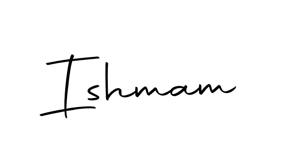Make a beautiful signature design for name Ishmam. Use this online signature maker to create a handwritten signature for free. Ishmam signature style 10 images and pictures png