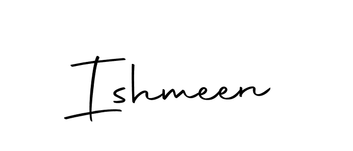 Use a signature maker to create a handwritten signature online. With this signature software, you can design (Autography-DOLnW) your own signature for name Ishmeen. Ishmeen signature style 10 images and pictures png