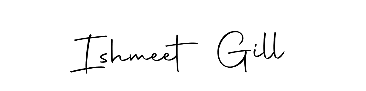 How to make Ishmeet Gill signature? Autography-DOLnW is a professional autograph style. Create handwritten signature for Ishmeet Gill name. Ishmeet Gill signature style 10 images and pictures png