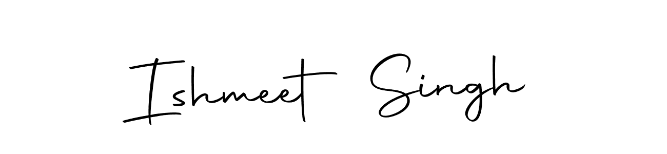 Make a beautiful signature design for name Ishmeet Singh. With this signature (Autography-DOLnW) style, you can create a handwritten signature for free. Ishmeet Singh signature style 10 images and pictures png