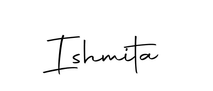 The best way (Autography-DOLnW) to make a short signature is to pick only two or three words in your name. The name Ishmita include a total of six letters. For converting this name. Ishmita signature style 10 images and pictures png