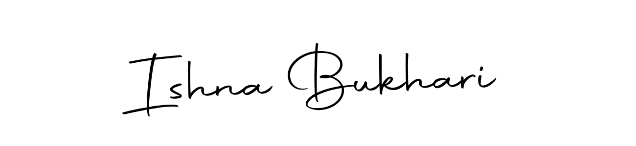 Use a signature maker to create a handwritten signature online. With this signature software, you can design (Autography-DOLnW) your own signature for name Ishna Bukhari. Ishna Bukhari signature style 10 images and pictures png