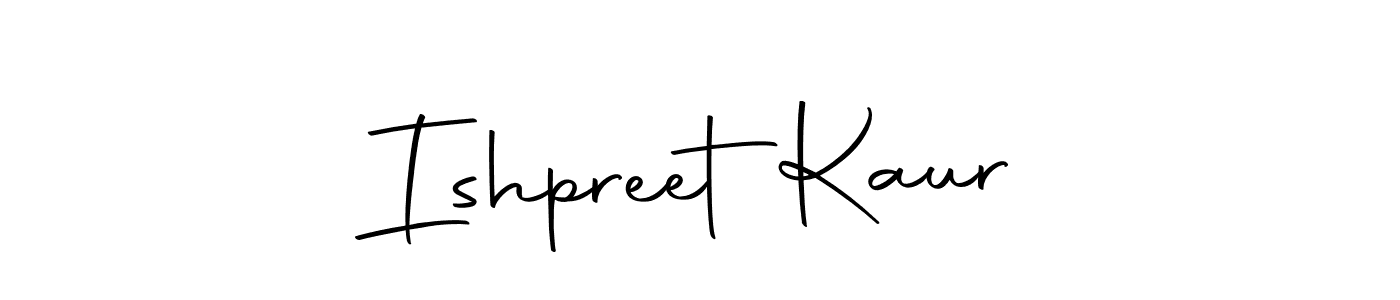 Use a signature maker to create a handwritten signature online. With this signature software, you can design (Autography-DOLnW) your own signature for name Ishpreet  Kaur. Ishpreet  Kaur signature style 10 images and pictures png