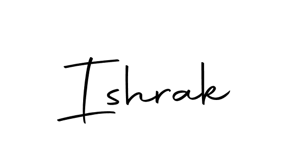 if you are searching for the best signature style for your name Ishrak. so please give up your signature search. here we have designed multiple signature styles  using Autography-DOLnW. Ishrak signature style 10 images and pictures png