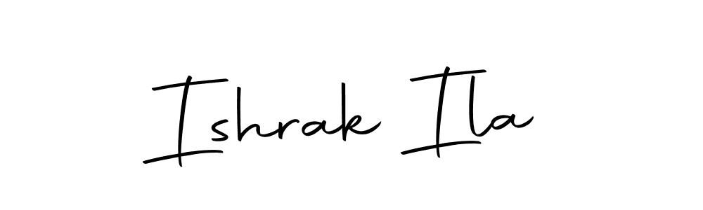 The best way (Autography-DOLnW) to make a short signature is to pick only two or three words in your name. The name Ishrak Ila include a total of six letters. For converting this name. Ishrak Ila signature style 10 images and pictures png