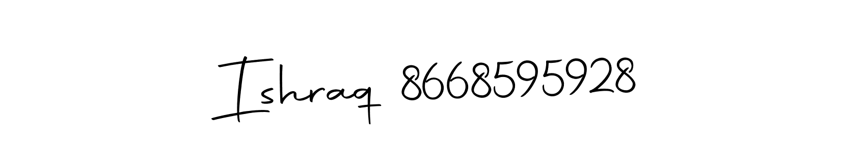 How to Draw Ishraq 8668595928 signature style? Autography-DOLnW is a latest design signature styles for name Ishraq 8668595928. Ishraq 8668595928 signature style 10 images and pictures png