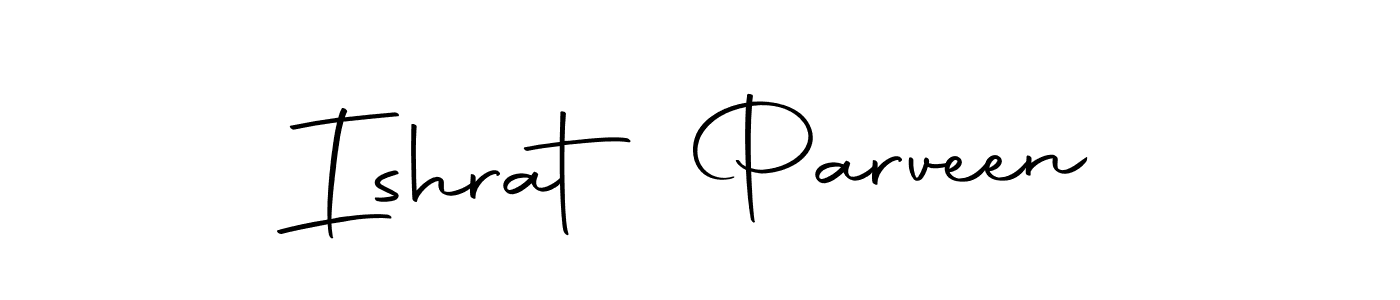 Ishrat Parveen stylish signature style. Best Handwritten Sign (Autography-DOLnW) for my name. Handwritten Signature Collection Ideas for my name Ishrat Parveen. Ishrat Parveen signature style 10 images and pictures png