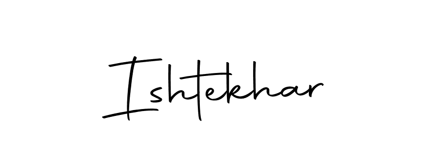 Make a beautiful signature design for name Ishtekhar. With this signature (Autography-DOLnW) style, you can create a handwritten signature for free. Ishtekhar signature style 10 images and pictures png