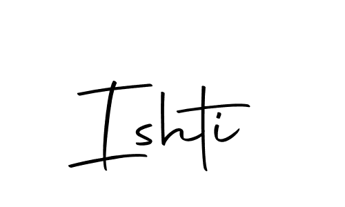 Make a beautiful signature design for name Ishti. Use this online signature maker to create a handwritten signature for free. Ishti signature style 10 images and pictures png