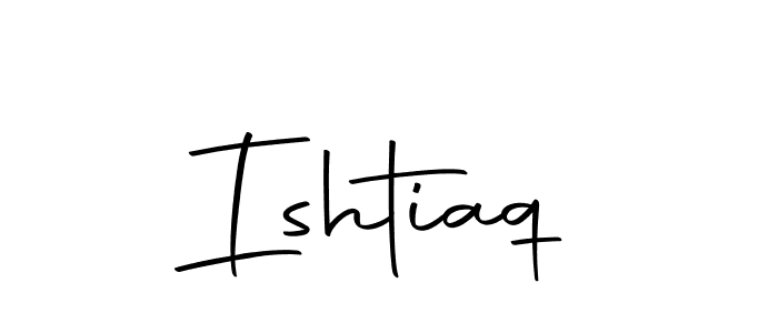 Create a beautiful signature design for name Ishtiaq. With this signature (Autography-DOLnW) fonts, you can make a handwritten signature for free. Ishtiaq signature style 10 images and pictures png