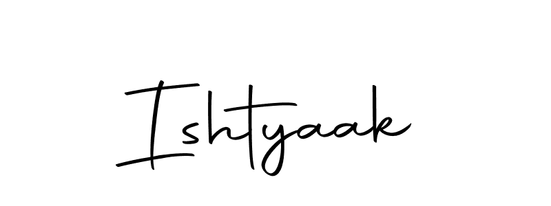 Ishtyaak stylish signature style. Best Handwritten Sign (Autography-DOLnW) for my name. Handwritten Signature Collection Ideas for my name Ishtyaak. Ishtyaak signature style 10 images and pictures png
