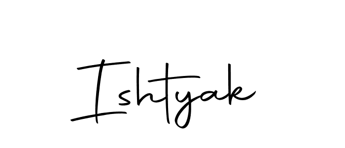 You can use this online signature creator to create a handwritten signature for the name Ishtyak. This is the best online autograph maker. Ishtyak signature style 10 images and pictures png