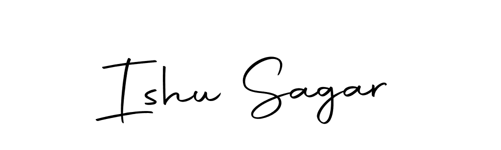 How to make Ishu Sagar name signature. Use Autography-DOLnW style for creating short signs online. This is the latest handwritten sign. Ishu Sagar signature style 10 images and pictures png