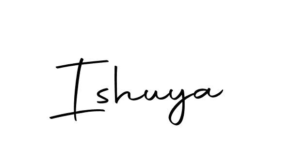 Use a signature maker to create a handwritten signature online. With this signature software, you can design (Autography-DOLnW) your own signature for name Ishuya. Ishuya signature style 10 images and pictures png