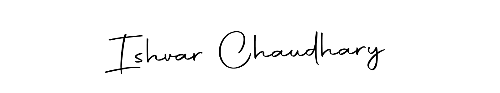 The best way (Autography-DOLnW) to make a short signature is to pick only two or three words in your name. The name Ishvar Chaudhary include a total of six letters. For converting this name. Ishvar Chaudhary signature style 10 images and pictures png